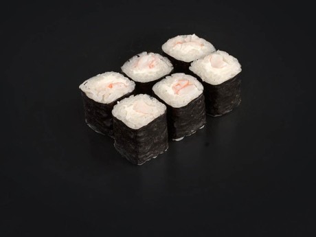 Ролл с креветкой и филадельфией в Рокет Ролл Ролл с креветкой и филадельфией в Рокет Ролл