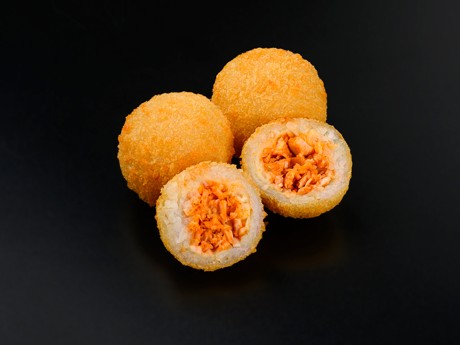 Рисовые шарики с курицей и Моцареллой в Рокет Ролл